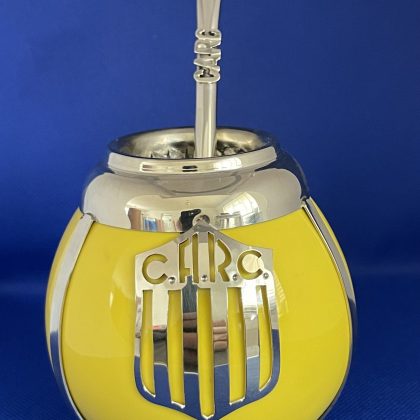 Artisan Mate & Straw Set - "Rosario Central FC"