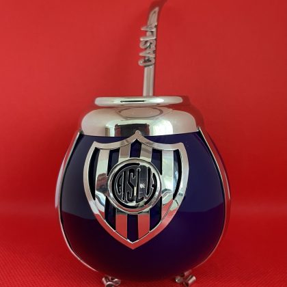Mate & Straw Set - "San Lorenzo FC"